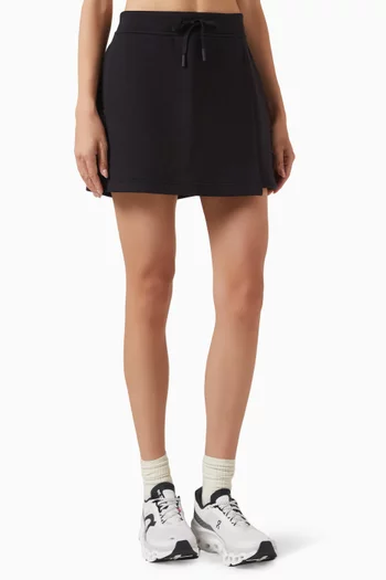 تنورة فوكس قصيرة قماش معالج