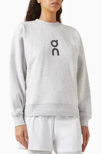 سويت شيرت كلوب بفتحة رقبة مستديرة