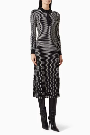 فستان كاسيدي بولو متوسط الطول