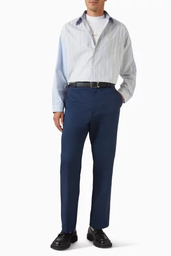 تي شيرت برقعة شعار الماركة قطن