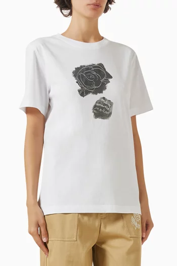 Logo-print T-shirt in Cotton