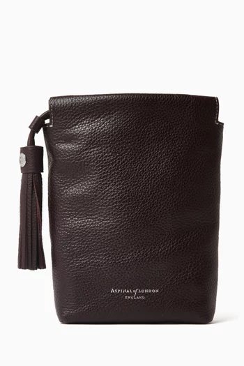 Hudson Crossbody Pouch in Leather