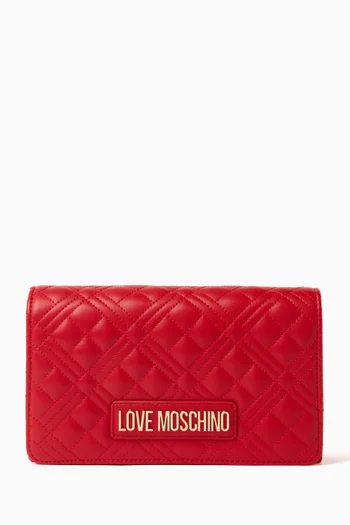 حقيبة كروس سمارت ديلي صغيرة بتصميم مبطّن جلد صناعي