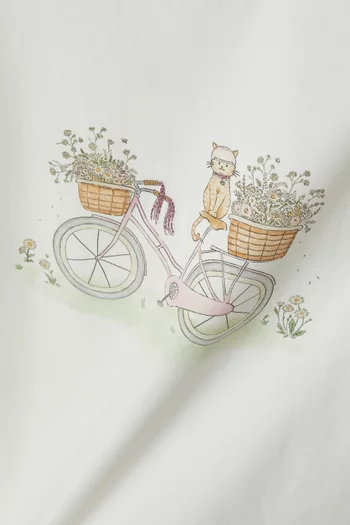 Tess Bicycle T-shirt in Cotton