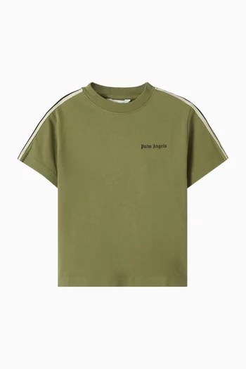 Logo Striped T-shirt in Cotton