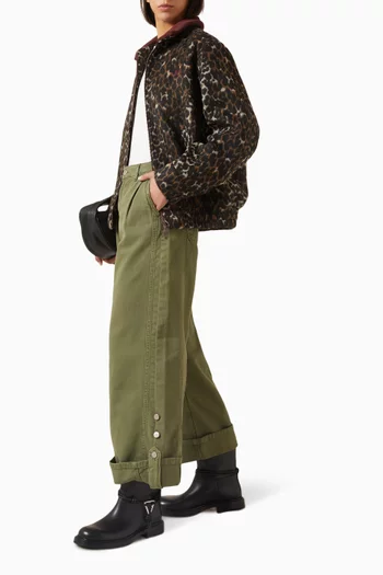 Wylie Turn-up Jeans in Denim