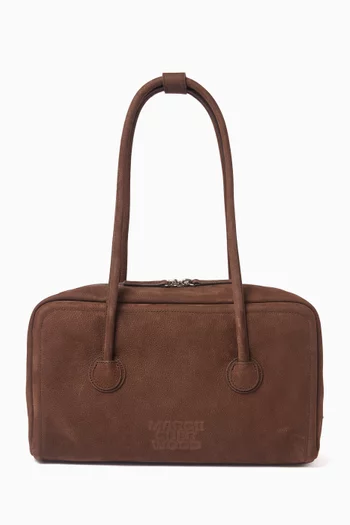 Boston Shoulder Bag in Suede