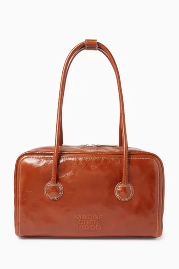 حقيبة كتف بوسطن جلد