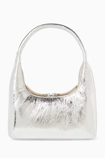 حقيبة كتف هوبو ميني جلد مجعد