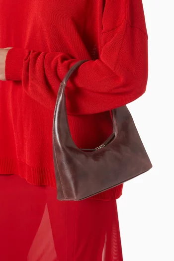 حقيبة كتف هوبو صغيرة جلد