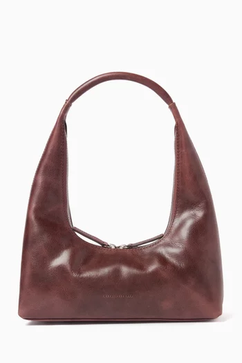 حقيبة كتف هوبو صغيرة جلد