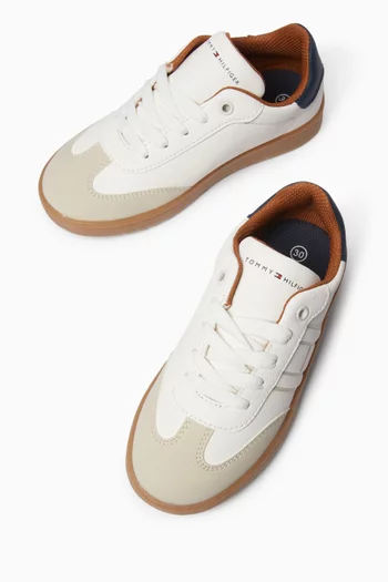 Jack Lace-up Sneakers in Faux Leather