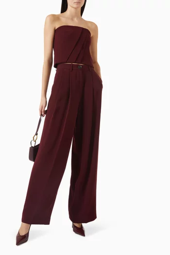 Dalia Bustier Top in Crepe