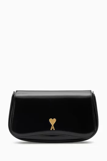 Small Paris Paris Crossbody Bag in Leather