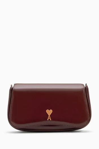 Small Paris Paris Crossbody Bag in Leather