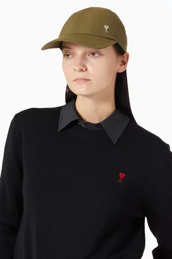 Logo Cap in Nylon Twill