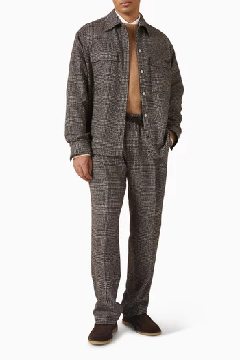 Houndstooth Pants in Knit
