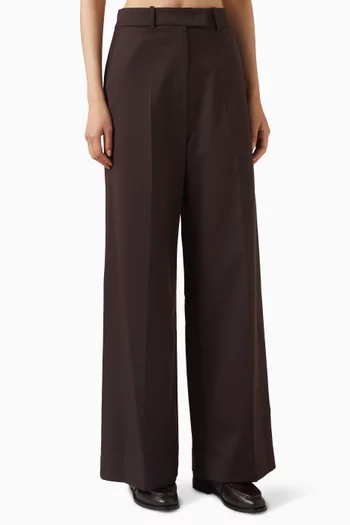 Brickell Pants in Wool-blend