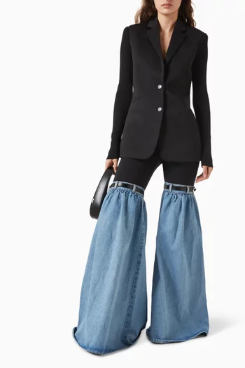 جاكيت بتصميم مبتكر نسيج مضلع