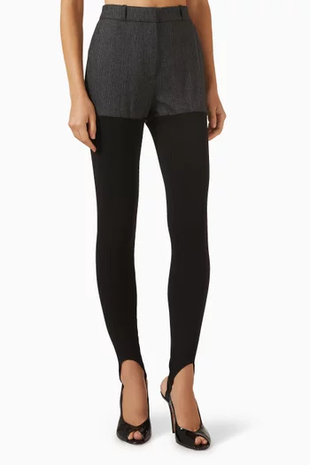 بنطال مضلع بتصميم مبتكر