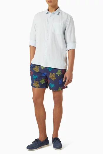 Long-sleeves Shirt in Linen