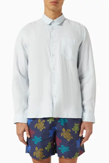 Long-sleeves Shirt in Linen