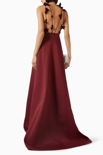 Ottobre Dress in Matte-satin