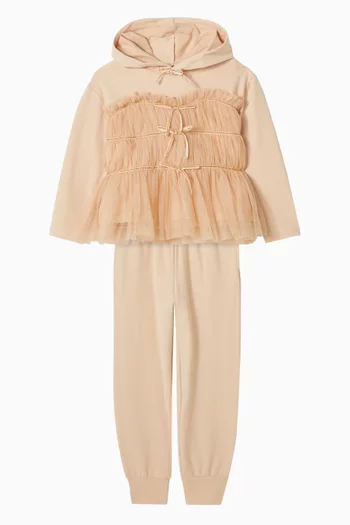 Ena Pleated Hoodie & Sweatpants