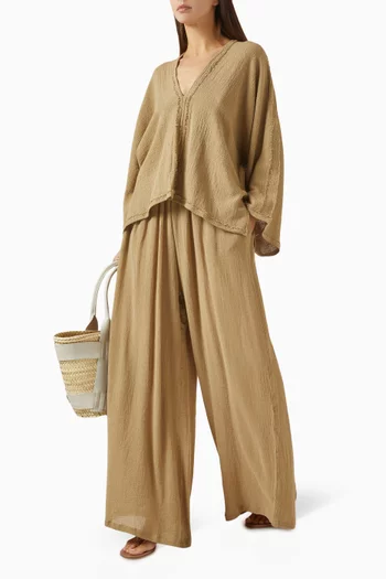 Nuxini Pants in Cotton Gauze