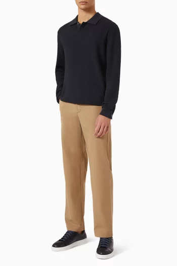 Long-sleeve Polo Shirt