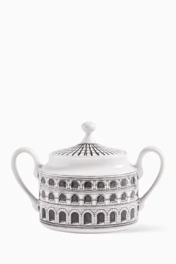Architecture Sugar Bowl in Porcelain