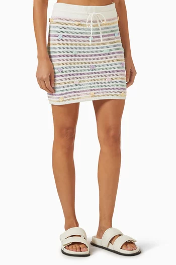 Flower Crochet Skirt in Cotton