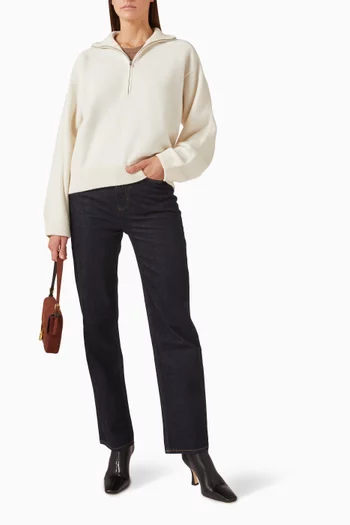 Dries Stand-collar Sweater in Cashmere