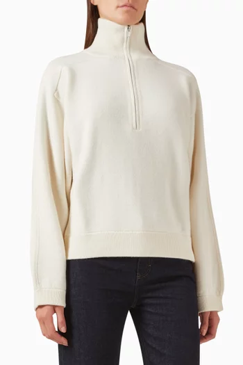 Dries Stand-collar Sweater in Cashmere