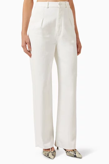 Attu Wide-leg Jeans in Denim