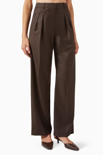 Sbiru Straight-fit Pants in Wool