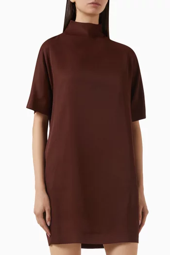 Elton Mini Dress in Viscose-wool