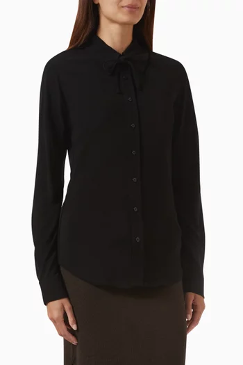 Fitted Shirt in Viscose