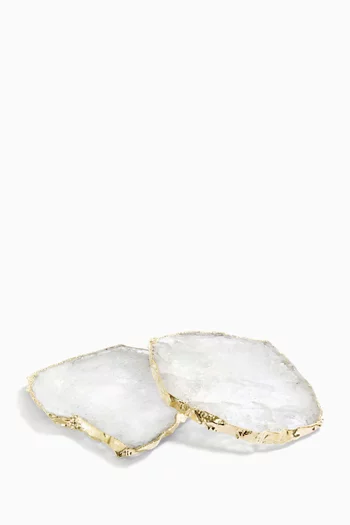 Kivita Crystal Coaters, Set of 2