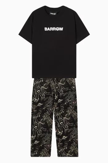 Logo-print T-shirt in Cotton