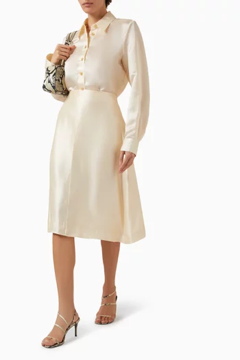 Nania A-line Skirt in Cashmere