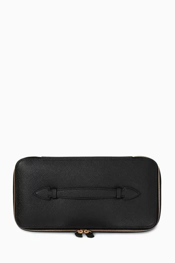 حقيبة مجوهرات جلد