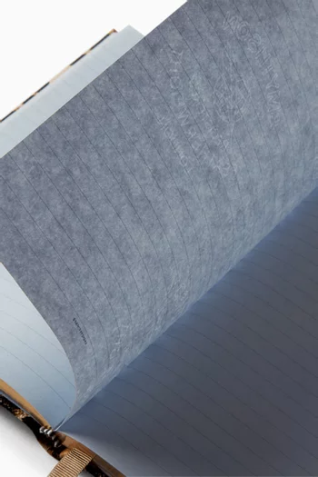 Soho Leopard Notebook in Leather