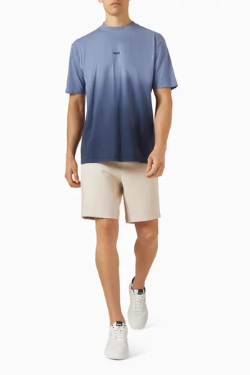 تي شيرت بتصميم متدرج قطن