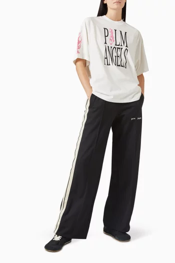 Flames Loose T-shirt in Cotton