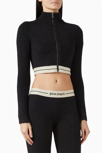 Ribbed Jacket in Knit