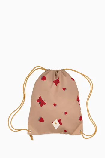 Into The Garden Drawstring Bag