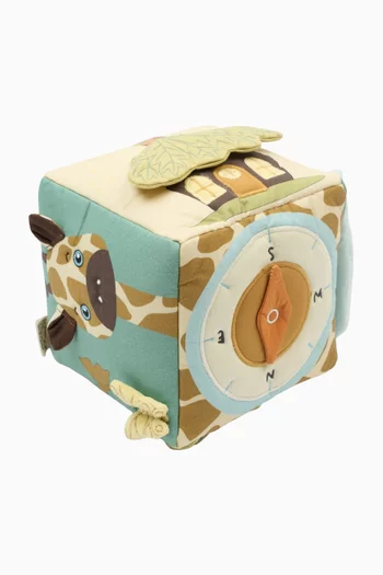 لعبة مكعب لتحفيز الحواس بتصميم سفاري