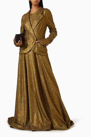 Bird Sequin-embellished Blazer