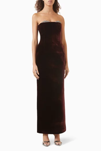 Noélie Strapless Maxi Dress